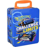 Theo Klein 2883 Hot Wheels Storage Case I Made of Metal I with Storage Compartments for up to 18 Cars I Dimensions: 21 cm x 15.5
