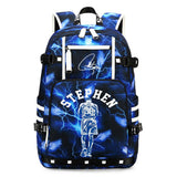 Ansigeren No. 30 Basketball Player Multifunctional Backpacks Sports Fan Bookbag Travel Student Backpack (A1)