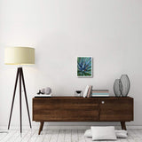 Agave Plants With Pine Cones, North America-Paper Art-14,,X18,,