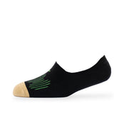 Young Wings MenS_Socks Black Colour Cotton Fabric Design Free Size NoShow Length Casuals & Formals Wear Socks Pack Of 1 M1131