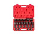 TEKTON 3/4 Inch Drive 6-Point Impact Socket Set with Case, 25-Piece (17-50 mm, Common Sizes) | SID93313