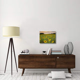 Field Of Sunflowers, Flint Hills National Wildlife Refuge, Kansas-Canvas Art-24X18