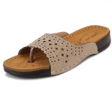 Ortho Joy Doctor Fancy Slipper For Women || Orthopedic Women'S Slipper || Regular Wear Slippers For Women,Beige,2.5,B0C411FSZ3