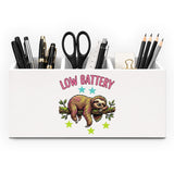 Cyujyu Funny Sloth Pencil Pen Holder for Desk, Sloth Gifts for Women Girls