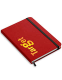 Target Publications A5 Hard Bound Diary Or Notebook 15.5 X 21 Cms With Elastic Lock Pu Leather Pages 168 For Office (Red) | Suit