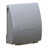 TayMac MX7280S Extra Duty Expandable inUse Cover Weatherproof Metal Low Profile 55in1, 3.5 in. Deep, 2Gang, Gray