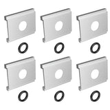 Aluminum Kayak Adapter for FeelFree UniTrack, Feel Free Kayak Track Adapter Plate, Compatible with FeelFree Kayak, Johnny Boats,