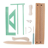 Ecomistiq Book Cover Guide Sewing Supplies Book Binding Starter Tool Book Binding Kits|Screwdriver Sets|Screwdrivers|Hand Tools|