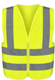 Neiko 53963A High Visibility SAFETY Vest with 2 Pockets, ANSI/ISEA Standard, Color Neon, Size XL, XLarge, Yellow