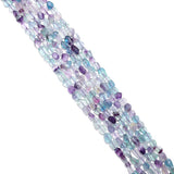 BEADIA Irregular Natural Fluorite Stone Loose Semi Gemstone Beads for Jewelry Making 5-8mm 38cm