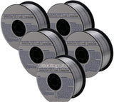 WeldingCity 5 Rolls of ER5356 Aluminum MIG Welding Wire 1Lb Spool 0.035 (0.9mm) | Pack of 5
