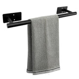 Vanloory Self Adhesive Bath Towel Bar, Stainless Steel Towel Racks for Bathroom Sticky & Wall Mounted Install Towel Holder,Heavy