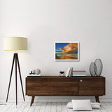 Sunset On The Ocean, New South Wales, Australia-Paper Art-26,,X20,,