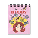 Plan To Gift Girls Hobbies Spiral Wiro Diary Notebook Journal Drawing Book Blank Unruled Pages Potrait A4 (Size 8X11)