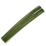 AOODOOM 18 Gauge Green 50 PCS Floral Stem Wire Flower Arrangements and DIY Crafts, Floral Wire for Florist Flower Arrangement 15