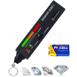 Valkynos Professional Diamond Tester Pen with 365nm UV Light & Thermal Sensor - Fast 0.5s Detection, Portable Gem Checker for No