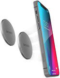ENCASED Magnetic Mount-Anywhere iPhone Disks (2 Pack) Designed for MagSafe, Stick On Phone Holder - Great for Car, Home, Office,