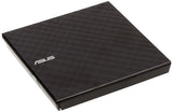 ASUS ASUS LITE Portable USB 2.0 Slim 8X DVD/ Burner +/- Rewriter External Drive, Compatible with both Mac & Windows, Black (SDRW