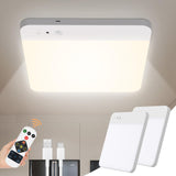 Rechargeable Motion Sensor Closet Light with Remote - Battery Operated Ceiling Light Wireless 400LM Closet Light Indoor for Show