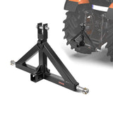 VEVOR 3 Point Hitch Receiver with 2 in Receiver, 3pt Quick Hitch Attachment, 3,000 lbs Capacity, Heavy Duty Tractor Tow Drawbar