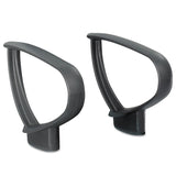 Safco 3396BL Optional Loop Arm Kit for Mesh Extended Height Chair Black 1 Pair
