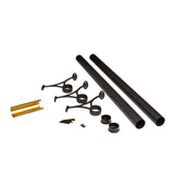 OUTWATER 6' Bar Foot Rail Kit - Complete Undercounter Mount Hardware and Tubing, Oil Rubbed Bronze Finish