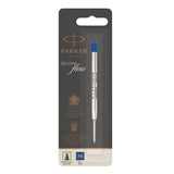PARKER QUINKflow Ballpoint Pen Ink Refill, Medium Tip, Blue, 1 Count