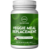 MRM Nutrition Veggie Meal Replacement Protein | Vanilla Bean Flavored | 22g complete plant based protein | Meal on-the-go | Medi