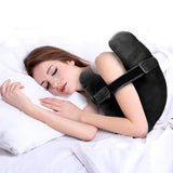 zimucxn Shoulder Surgery Pillow Super Soft Rotator Cuff Pillow for Sleeping Relief from Shoulder Pain or Frozen Shoulder for Post-Op Comfort Arm & Shoulder Support & Healing(Midnight Black)-New