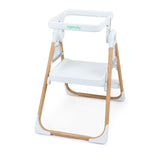 Ingenuity Table to Tower 2-in-1 Toddler Tower for Kitchen, Play Table & Step Stool, Adjustable Rail, Non-Slip Platform, Fold to