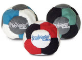 SandMaster World Footbag Hacky Sack Footbag, 3 Pack, Multicolor