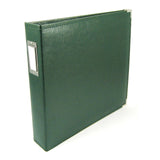 We R Memory Keepers 12x12 Forest Green Photo Album, Three Ring Binder, Scrapbooking Supplies, Protective Inserts, Wedding
