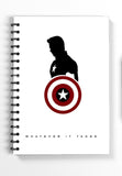 Blue Nexus Diairies Notebook Captain Superhero (6 X 9 Inch, Multicolour)_Bnnbc295