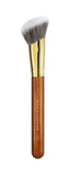 Desert Oak Series SlopeBlur Stipple Brush - Angled Nylon Bristles for Seamless Cream/Liquid/Powder Blending, Contour & Blush App