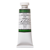 M. Graham 1/2Ounce Tube Watercolor Paint, Sap Green