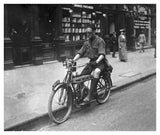 Boy Riding American Bike-Paper Art-42,,X35.2,,