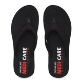 ORTHO JOY Doctor Womens McR Chappals Orthopaedic Slippers, black, 8.5 Women