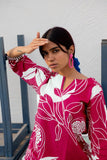 Anni Designer Women'S Cotton Blend Straight Printed Kurta With Pant (Anaar-Rani-Nw_Xxl_Pink_Xx-Large),Pink,2XL,,,