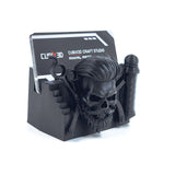 CUBIX3D Gothic Skull Visiting Card Holder Stand for Office Desk | Barber Business Card Display Holder | Salon Card Organizer | D
