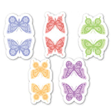 woopme Set of 5 Monarch Colorful Butterfly Vector Magnetic Bookmark for Book Lovers Readers Students Gift Magnetic Page Clips Fo