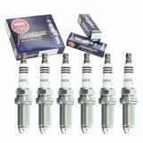 6 pc NGK Iridium IX Spark Plugs compatible with Lexus ES350 3.5L V6 2007-2018