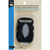 Dritz 503 Parachute Buckle with Reflective Center for 11/2Inch Strap, Black