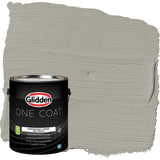 Glidden Interior Paint + Primer: Gray/Hot Stone, One Coat, Flat, 1-Gallon