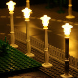 TEDDOO 15 City Street Light DIY LED Lighting Kit (10 in 1 USB Power Supply) Small Particle Building Block Lamp Compatible with L