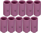 RIVERWELD TIG Alumina Nozzles Ceramic Cups 10N44 12# 3/4 19.5mm for QQ300 PTA DB SR WP 17 18 26 TIG Welding Torch Pack of 10