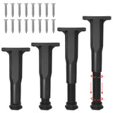 HARSKIYER 4 Pcs 7.3-13 Inch Adjustable Bed Frame Support Legs, Bed Center Support Bed Replacement Parts, Adjustable Height Legs