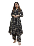 Leriya Fashion Ethnic Co Ord Set for Women Western Wear | Kurta Set for Women | 2 Piece Kurta Set | Kurta with Pant for Women (X