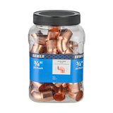 (Pack of 25) EFIELD 3/4 C X C Short Radius Copper 90 Degree Elbow, LF Copper Plumbing Fittings with Sweat Solder Connection, Pro