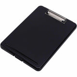 Business Source 37513 Storage Clipboard, Plastic, 9Inch x13Inch , Letter, Black
