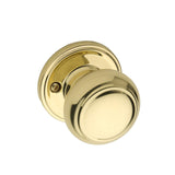 Copper Creek CK2090PB Colonial Door Knob, Dummy Function, 1 Pack, Polished Brass